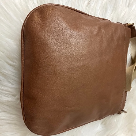 COACH Crossbody Swingback Bronze Leather Handbag #42585 - Picture 9 of 10